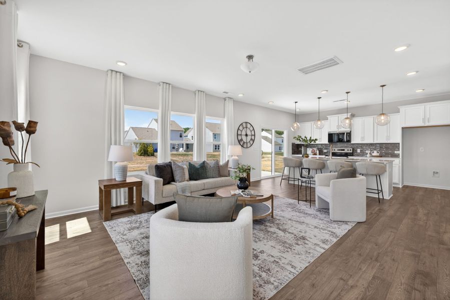 Furnished interior view inside a new home in Nathans Ridge, Lillington (Image 10).