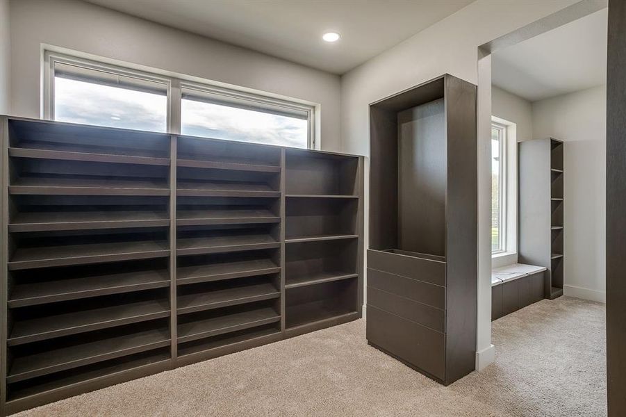 custom his and hers closet