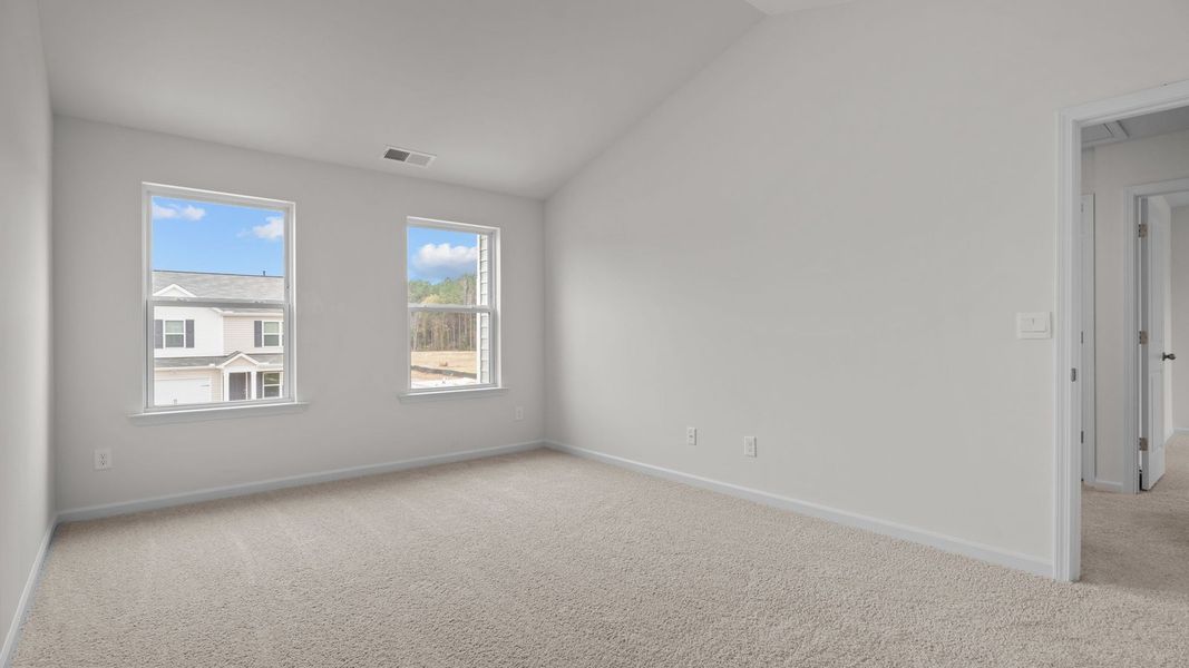 Representative unfurnished interior of a home built from the Rachel by D.R. Horton in Hobbs Farm, Ayden (Image 20).