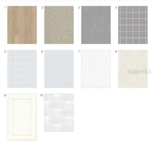 Sample of building materials used in homes in Tiburon, Nokomis (Image 12).