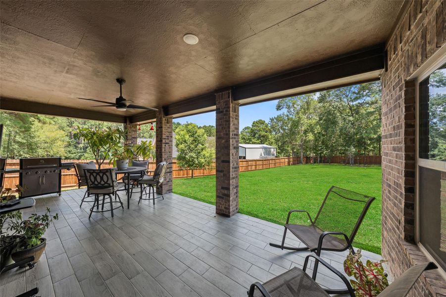 Exterior details and patio area of a home in , Livingston (Image 4). Exterior details and patio area of a home in , Livingston (Image 4).