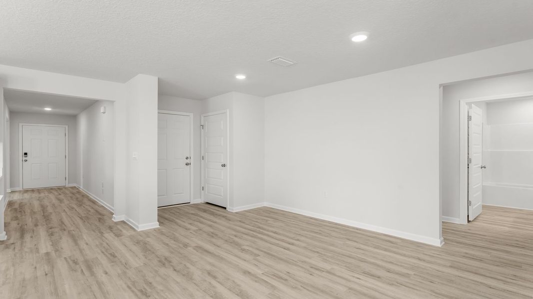 Representative unfurnished interior of a home built from the The Lakeside by D.R. Horton in Park Place, Panama City (Image 24). Representative unfurnished interior of a home built from the The Lakeside by D.R. Horton in Park Place, Panama City (Image 24).