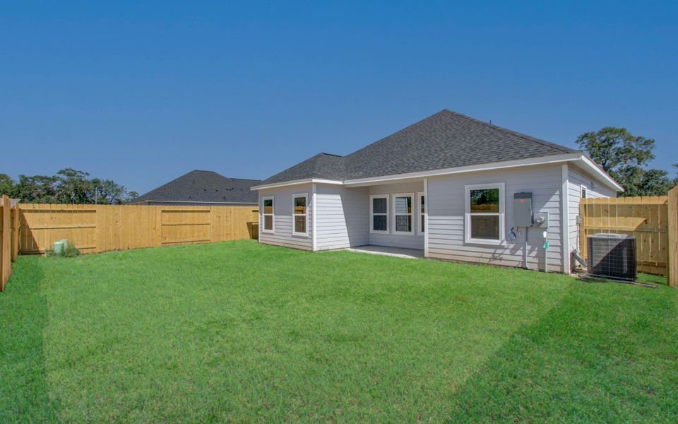 Exterior details and patio area of a home in , Houston (Image 16). Exterior details and patio area of a home in , Houston (Image 16).