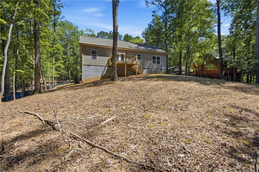 Exterior details and patio area of a home in , Ellijay (Image 3). Exterior details and patio area of a home in , Ellijay (Image 3).