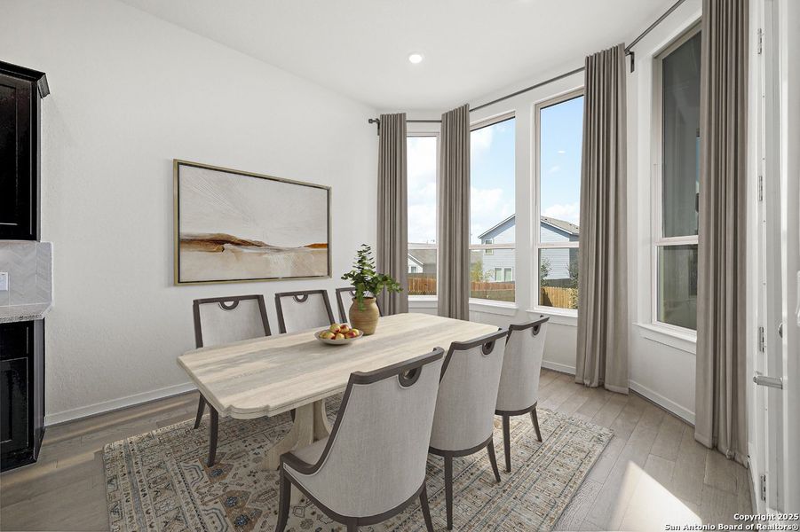 Furnished interior view inside a new home in VIDA, San Antonio (Image 11).