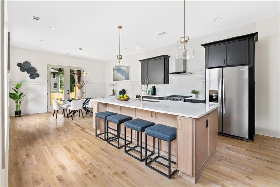 Furnished interior view inside a new home in , Atlanta (Image 16).
