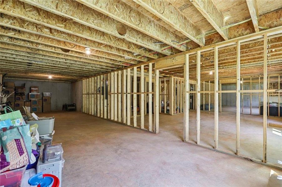 In-progress construction of a new home in , Hoschton, GA (Image 61).