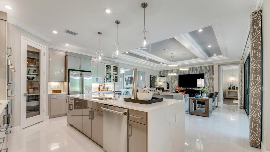 Kitchen Island - Model shown is in a sister community Kitchen Island - Model shown is in a sister community