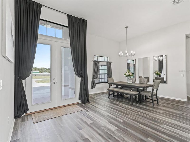 Furnished interior view inside a new home in , Ocala (Image 63).