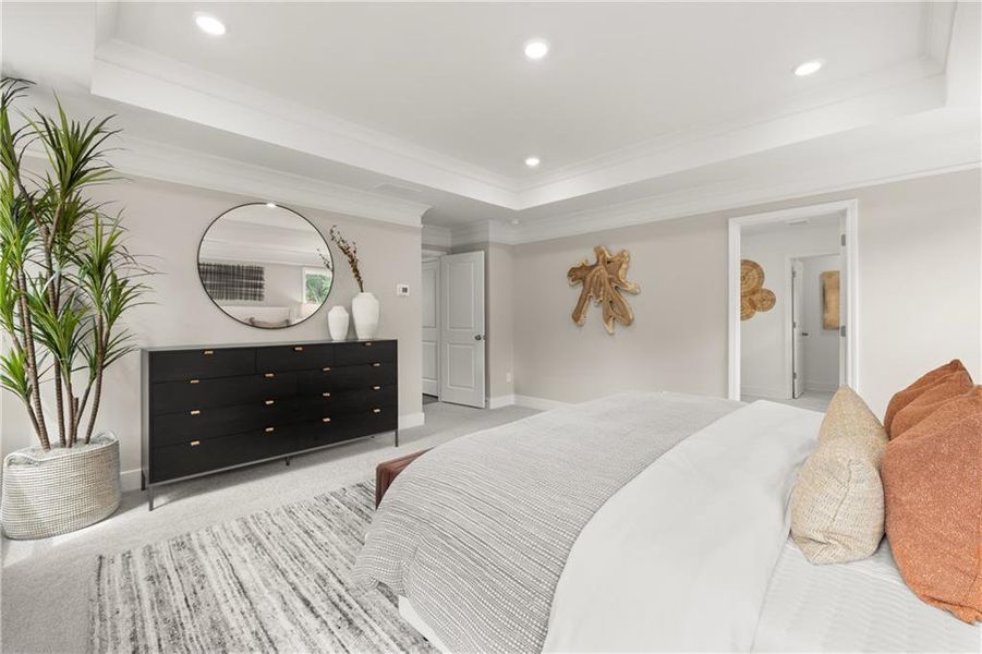 Furnished interior view inside a new home in Wellington Estates, Madison (Image 14).