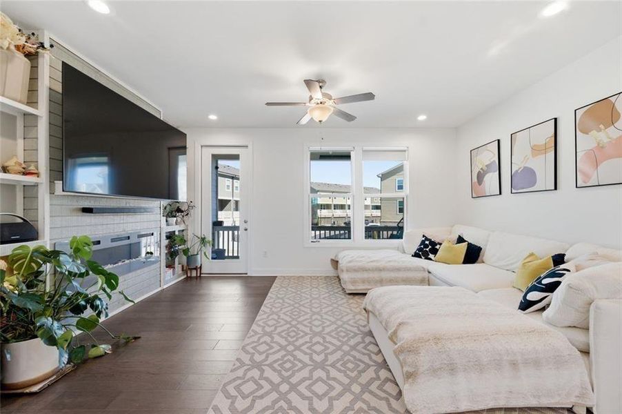 Furnished interior view inside a new home in , Duluth (Image 17).