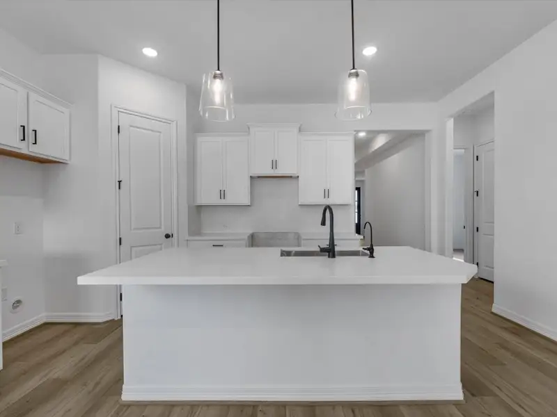 Kitchen. Sample product photo. Actual exterior and interior selections may vary by homesite. Photo may be virtually staged.