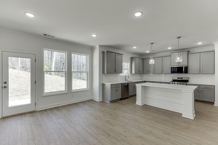 Furnished interior view inside a new home in , Commerce (Image 12).