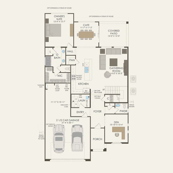 2D floor plan layout of this home in Blossom Rock, Apache Junction, AZ (Image 4). 2D floor plan layout of this home in Blossom Rock, Apache Junction, AZ (Image 4).