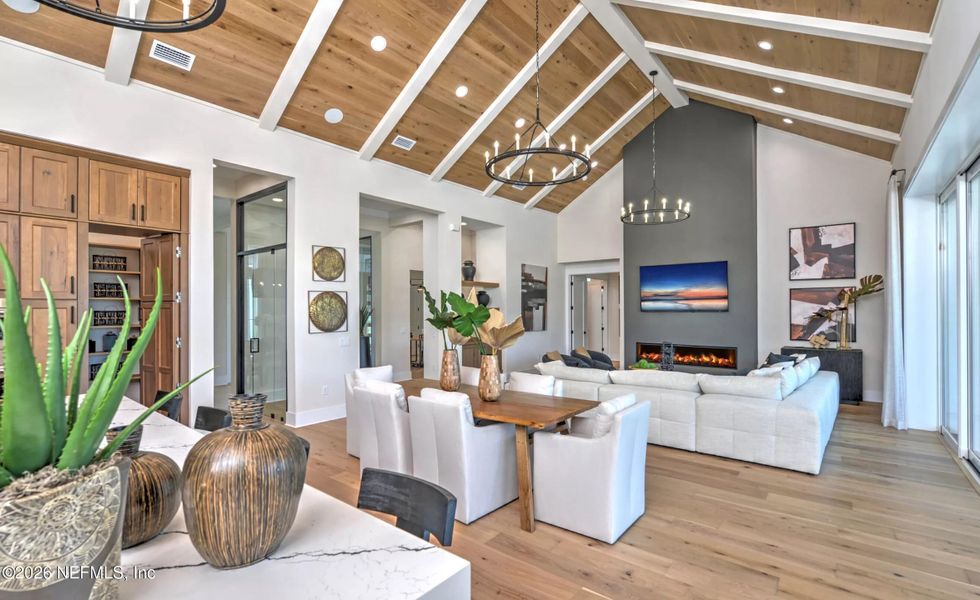 Furnished interior view inside a new home in , Fernandina Beach (Image 17).