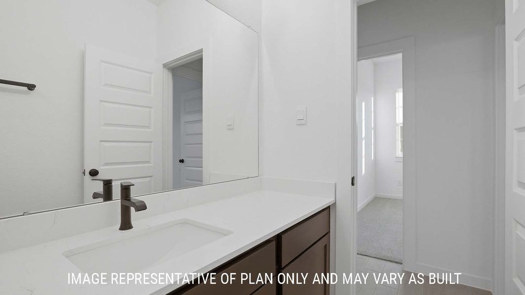 Furnished interior view inside a new home in The Woods, Lumberton (Image 7).