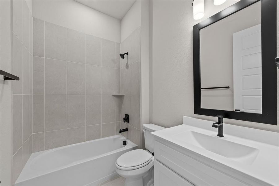 Furnished interior view inside a new home in South Pointe  Cottage Series, Mansfield (Image 8).