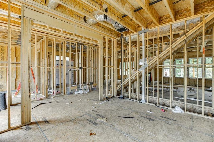 In-progress construction of a new home in , Jefferson, GA (Image 12).