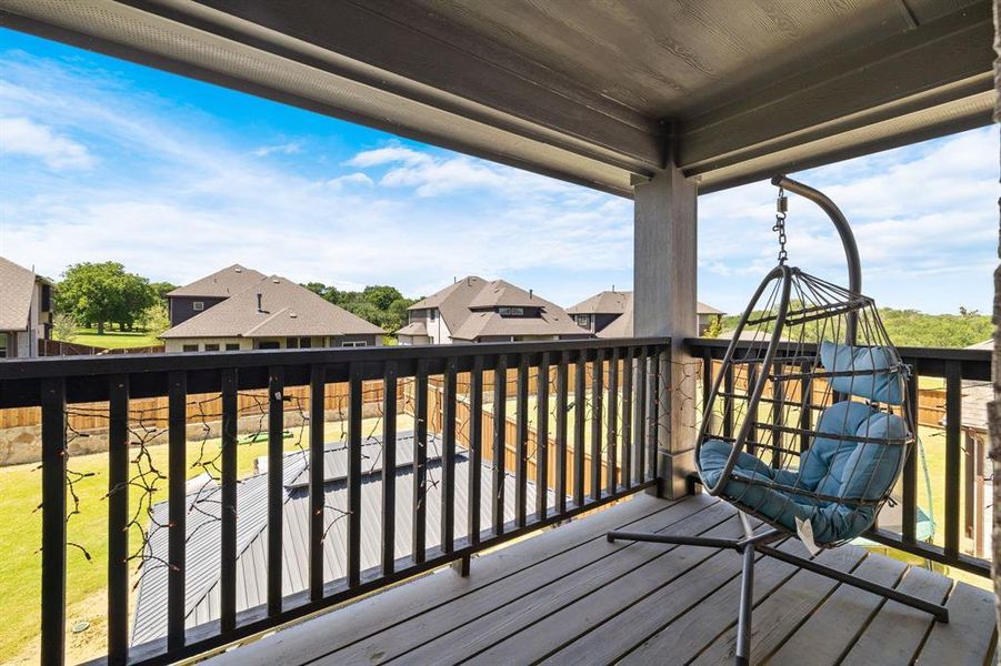 Exterior details and patio area of a home in , Prosper (Image 21).