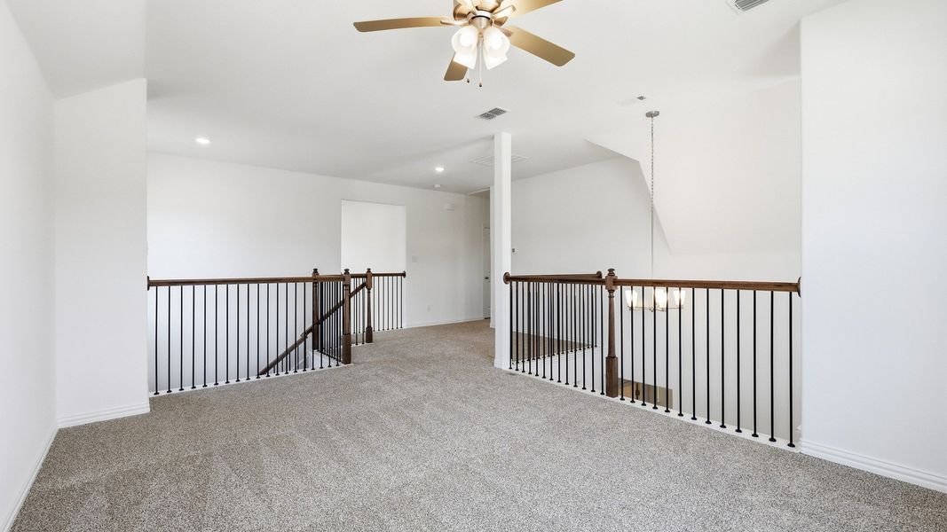 Furnished interior view inside a new home in Anna Ranch, Anna (Image 43).