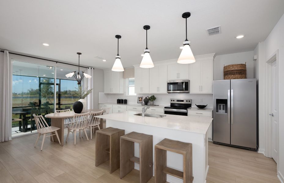 Furnished interior view inside a new home in Seaire, Parrish (Image 14).