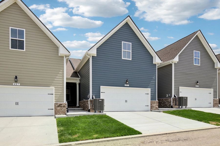 Front exterior of a new home in Cedars of Cane Ridge | 55+ Community, Antioch, TN, highlighting curb appeal (Image 17).