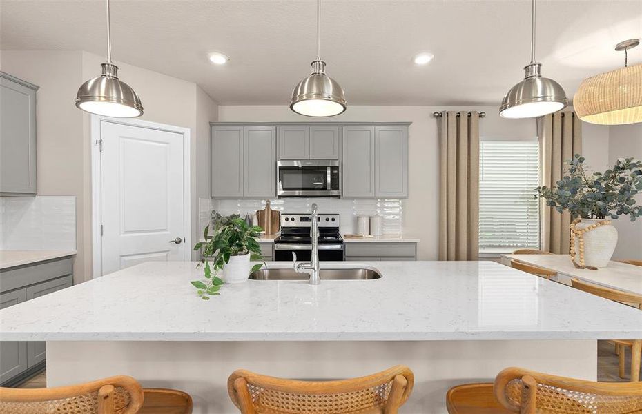 Furnished interior view inside a new home in The Landings at Live Oak Lake, St. Cloud (Image 23).