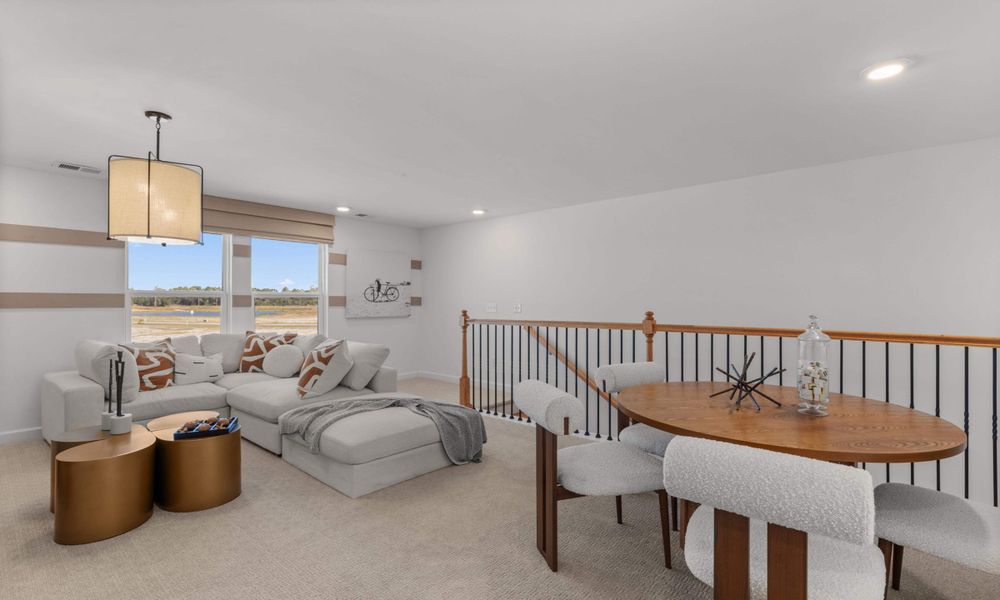 Representative furnished interior of a home built from the The Shorebreak by Chesapeake Homes in The Willows, Loris (Image 41).