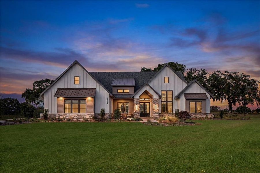 Front exterior of a new home in , Archer, FL, highlighting curb appeal (Image 20).