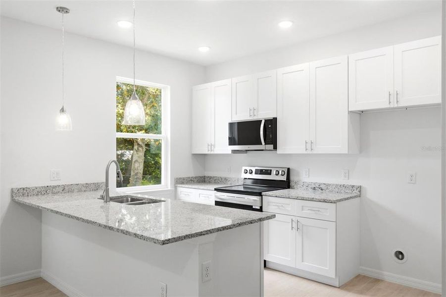 Furnished interior view inside a new home in , Eustis (Image 8).