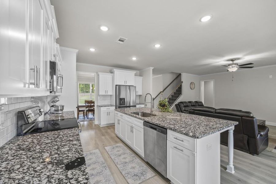 Furnished interior view inside a new home in , Winder (Image 56).