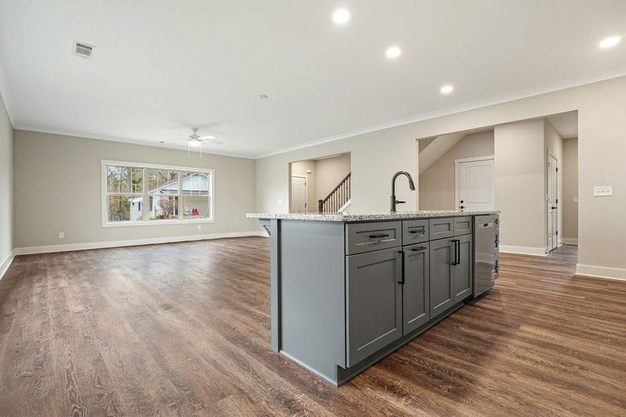 Furnished interior view inside a new home in , Acworth (Image 35).