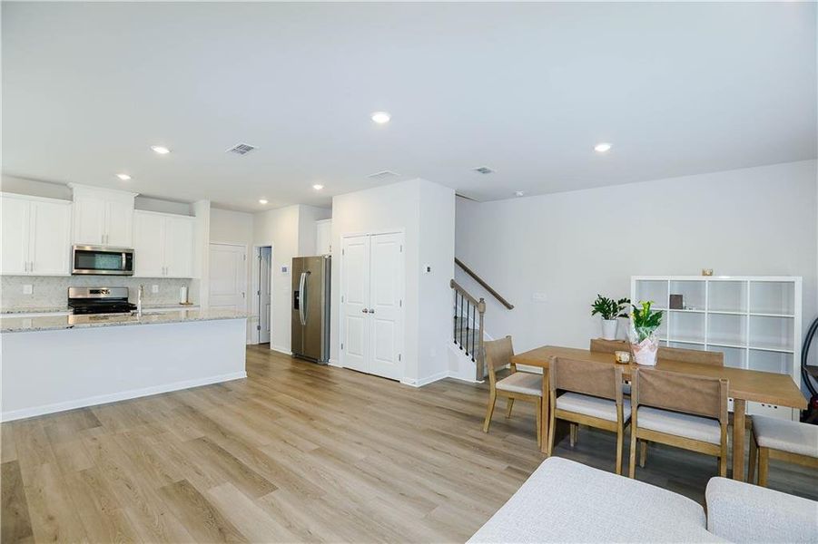 Furnished interior view inside a new home in , Lawrenceville (Image 29).