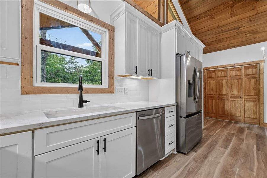 Furnished interior view inside a new home in , Ellijay (Image 12).