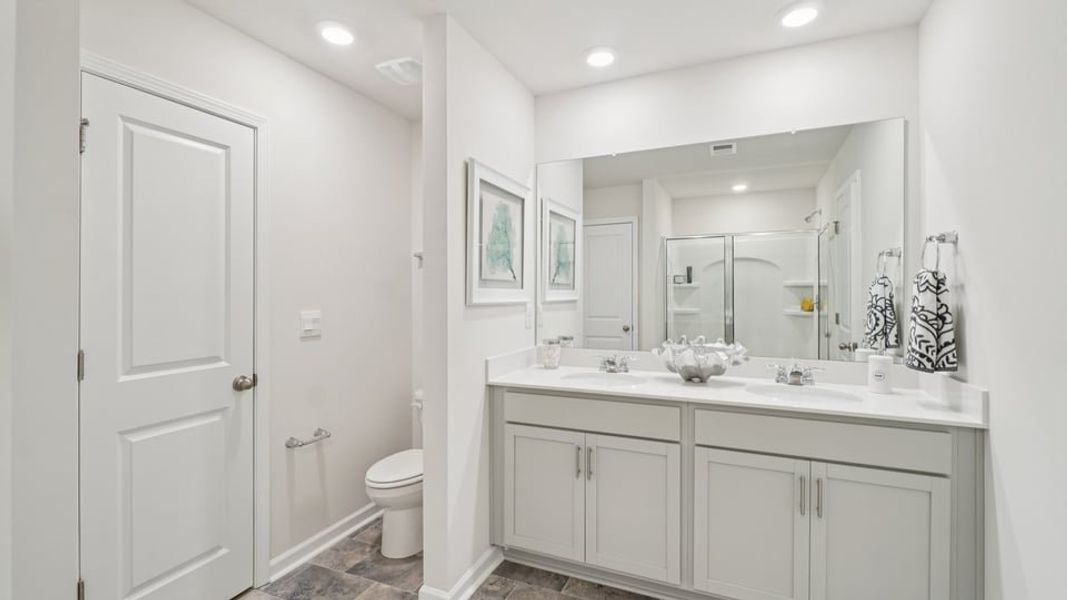 Furnished interior view inside a new home in Brookside Ridge Townhomes, Greer (Image 28).