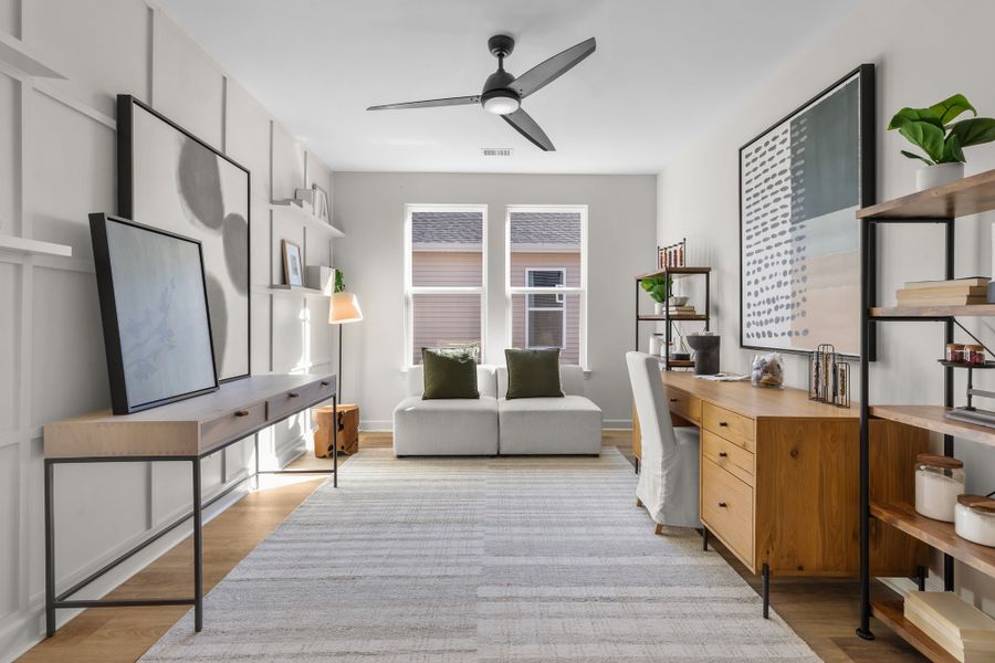 Representative furnished interior of a home built from the The Seashore Multigen by Chesapeake Homes in Coastal Club of the Carolinas, Calabash (Image 34).