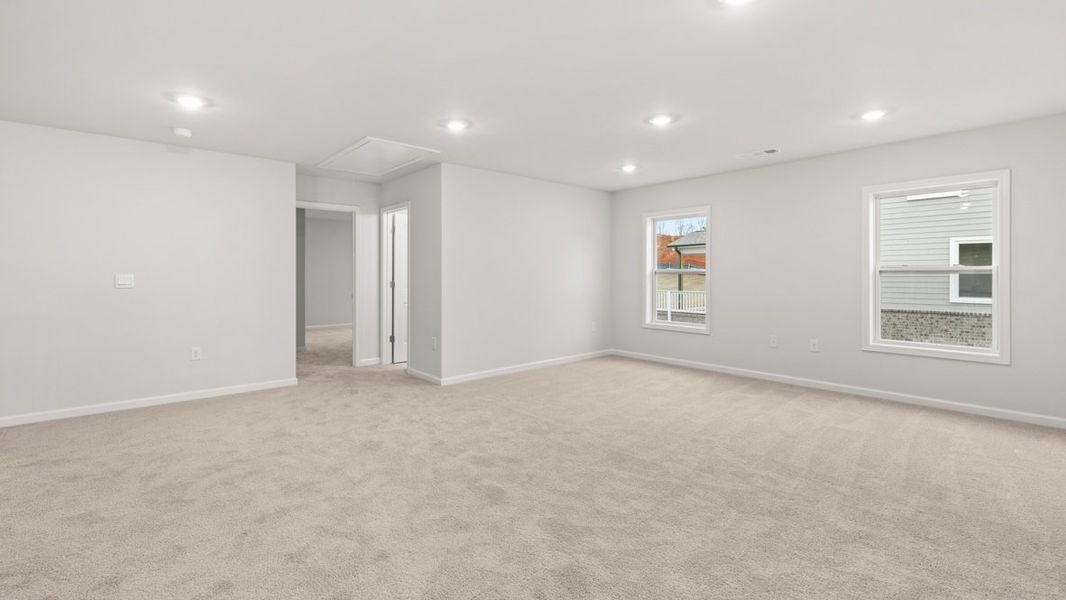 Spacious, unfurnished interior of a new home in Thalley Creek Estates, Cumming (Image 20). Spacious, unfurnished interior of a new home in Thalley Creek Estates, Cumming (Image 20).