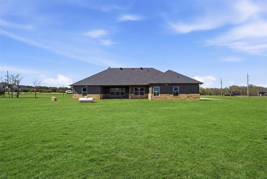 Exterior details and patio area of a home in , Godley (Image 23).