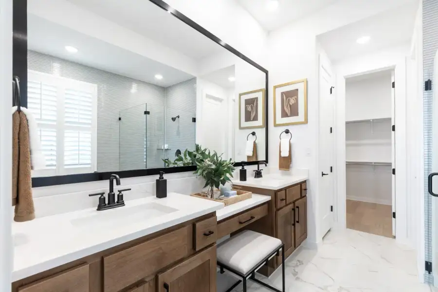 Representative Primary Bathroom - some options shown