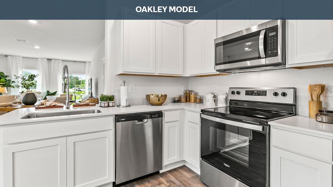 Representative furnished interior of a home built from the Oakley by D.R. Horton in Corsair, Middleburg (Image 7).