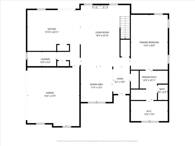 2D floor plan layout of this home in , Villa Rica, GA (Image 7).