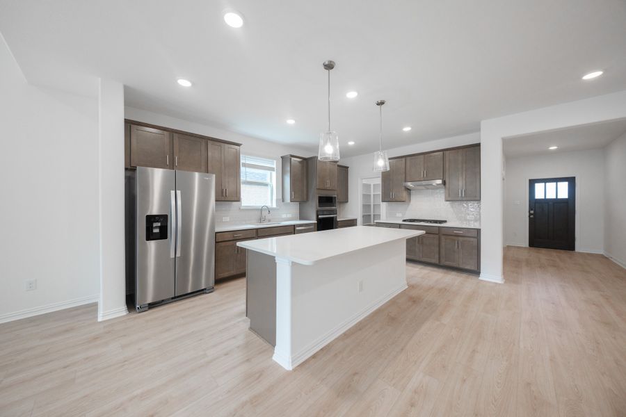 Furnished interior view inside a new home in Whitewing Trails, Princeton (Image 7).