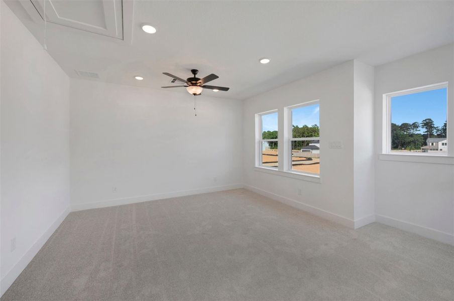 Spacious, unfurnished interior of a new home in Two Step Farm - Cottages Row Collection, Montgomery (Image 21).