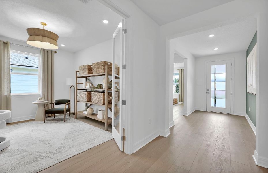 Furnished interior view inside a new home in Hyland Trail, Green Cove Springs (Image 12).