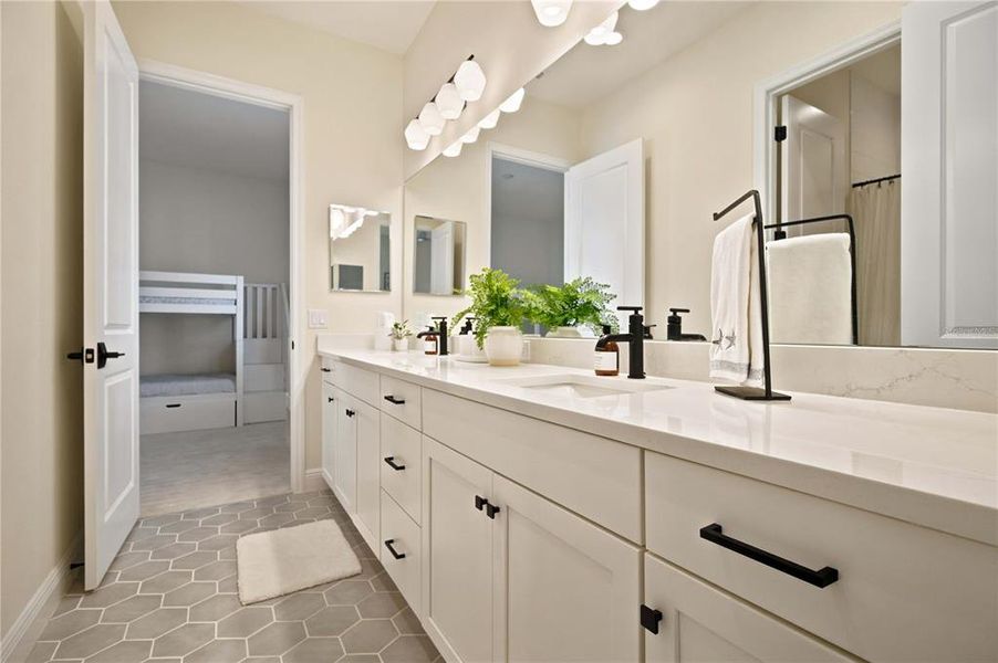 Furnished interior view inside a new home in , Parrish (Image 22).