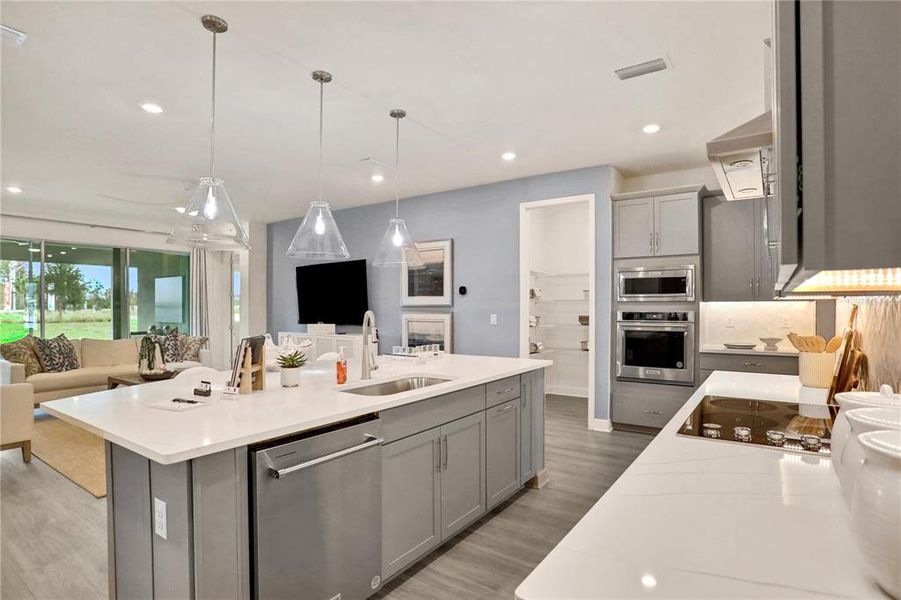 Furnished interior view inside a new home in Angeline, Land O' Lakes (Image 41).
