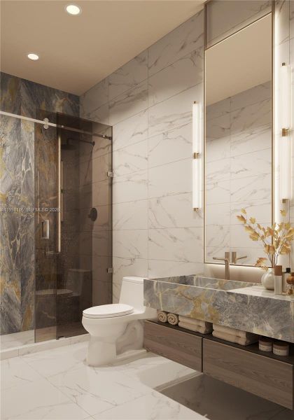 Furnished interior view inside a new home in , Hallandale Beach (Image 27).