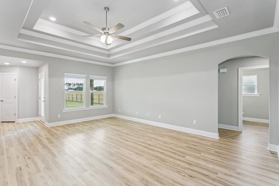 Representative unfurnished interior of a home built from the The Liberty by Herbst Homes in Clear Water Landing, Milton (Image 79).