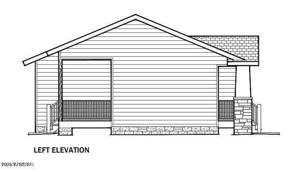 901sf Left Elevation