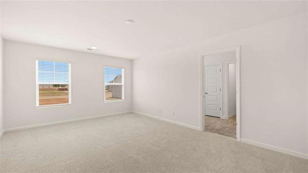 Spacious, unfurnished interior of a new home in Preserve at Dove Creek, Statham (Image 33). Spacious, unfurnished interior of a new home in Preserve at Dove Creek, Statham (Image 33).